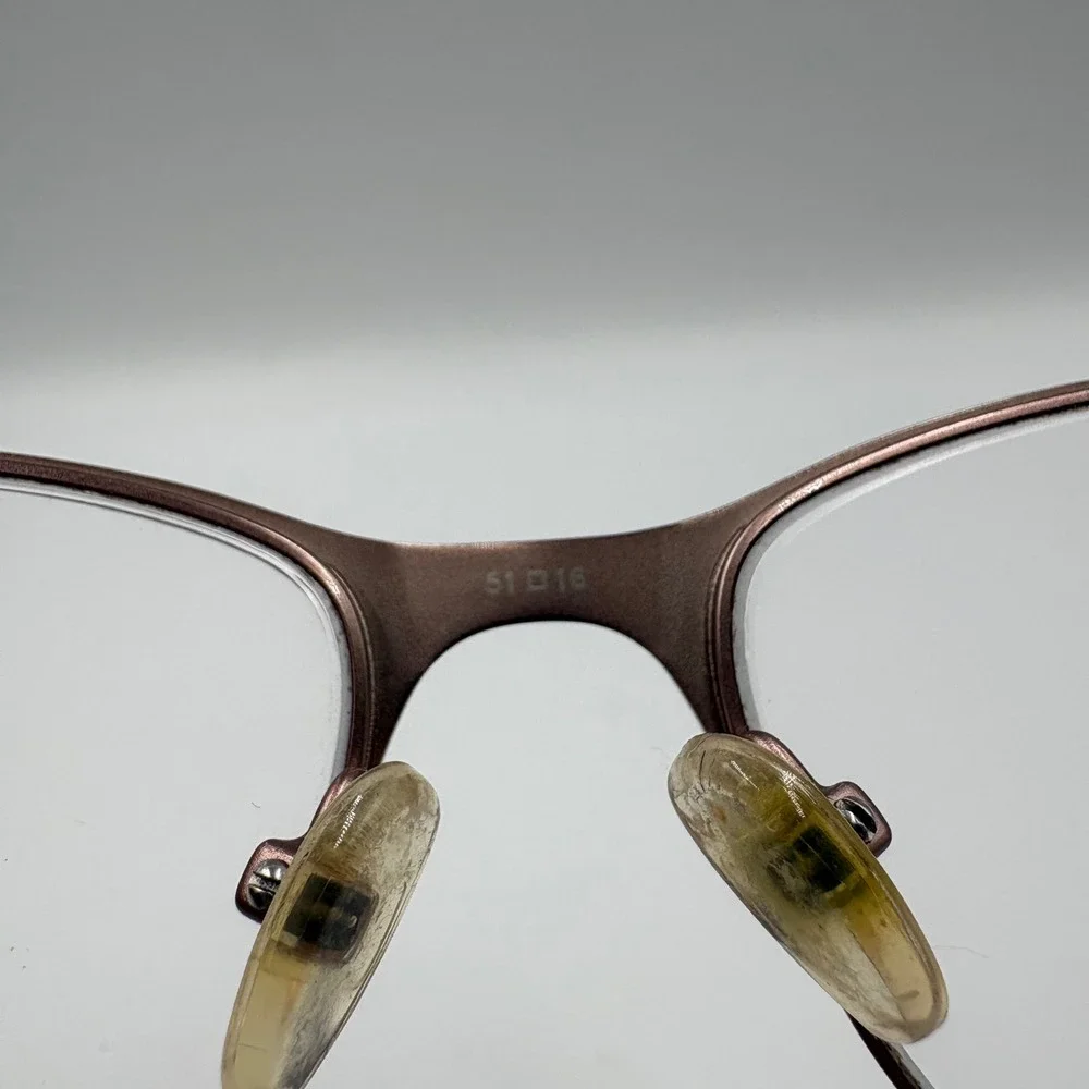 Tory Burch TY1015 346 Burgundy‎ Semi Rimless Eyeglasses Frames 51-16-135 Logo